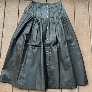 Leather Skirt